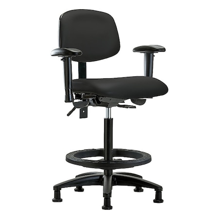High Bench Chair Ergonomic Chair, Adjustable Arms, 25