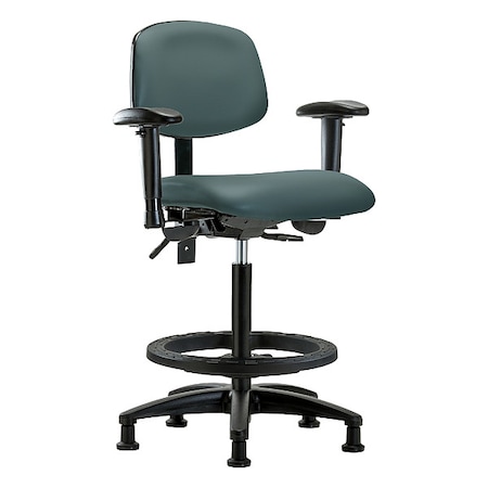 High Bench Chair Ergonomic Chair, Adjustable Arms, 25