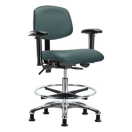 Medium Bench Chair Ergonomic Chair, Adjustable Arms, 21-1/2