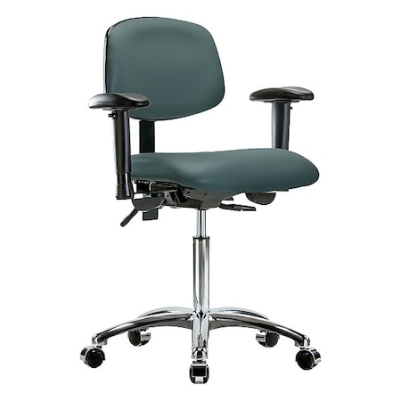 Medium Bench Chair Ergonomic Chair, Adjustable Arms, 21-1/2