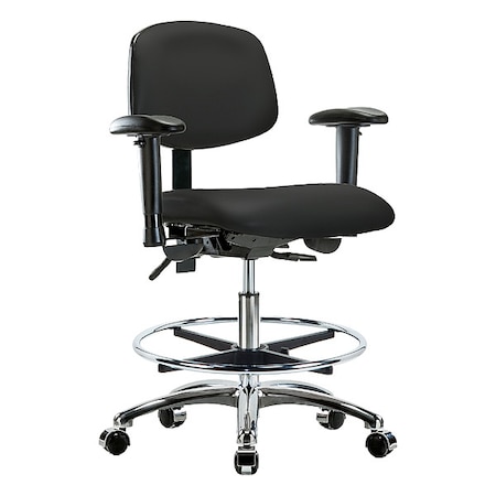 Medium Bench Chair Ergonomic Chair, Adjustable Arms, 21-1/2