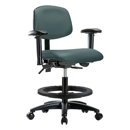 Medium Bench Chair Ergonomic Chair, Adjustable Arms, 21