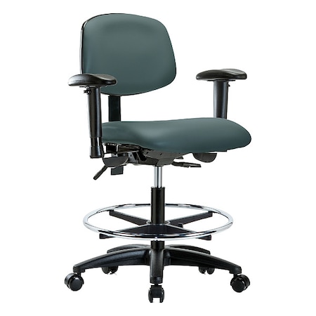 Medium Bench Chair Ergonomic Chair, Adjustable Arms, 21
