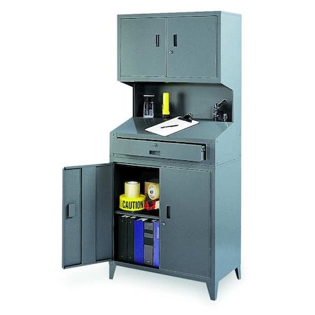 1 Drawer Shop Desk, Gray MPN:SW02010G