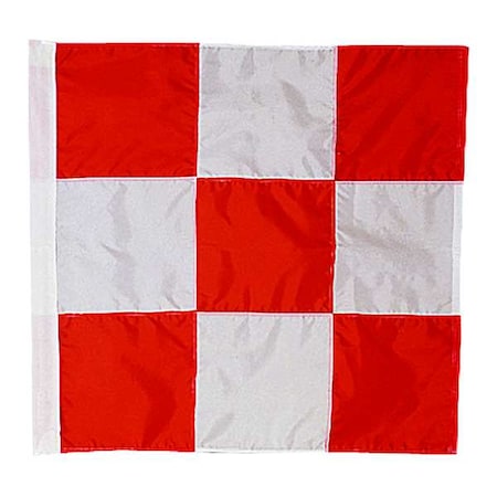 AirportFlag, Orange/White, 36inH, 36inW MPN:3375