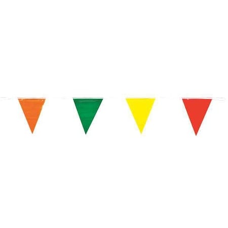 Pennants, Polyethylene, Multicolor, 60 ft. MPN:PL-1 M/C