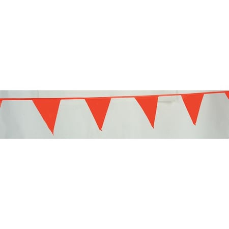 Pennants, Polyethylene, Orange, 60 ft. MPN:PL-1 OR