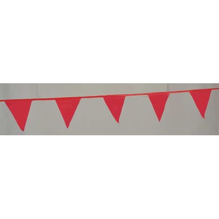 Pennants, Polyethylene, Red, 60 ft. MPN:PL-1 R