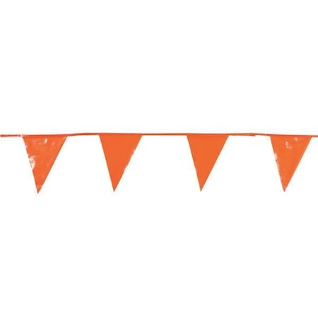 Pennants, Polyethylene, Orange, 100 ft. MPN:PL-2 OR