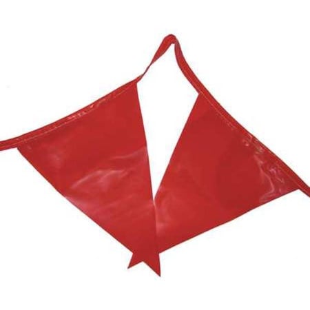 Pennants, Polyethylene, Red, 100 ft. MPN:PL-2 R
