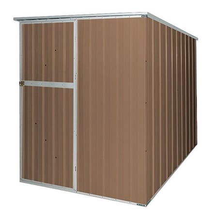 175 cu ft Steel Outdoor Storage Shed, Brown MPN:13X101