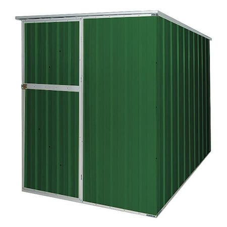 175 cu ft Steel Outdoor Storage Shed, Green MPN:13X102