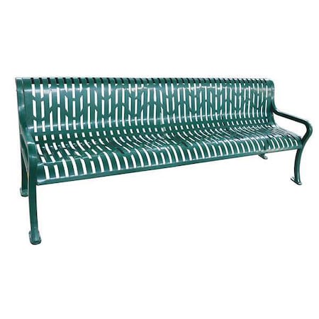 Outdoor Bench, 96-1/2 in. L, 33-1/4 in. H MPN:4HUU1