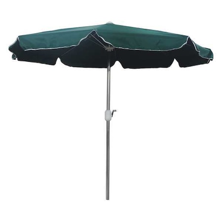 Patio Umbrella, 7.83 ft Dia, Green MPN:4HUW5