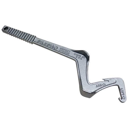 Pail Lid Opener, Silver, Aluminum, 21 In. MPN:3N1