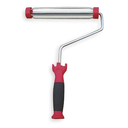 Paint Roller Frame, Cage, Soft Rubber Handle, 9