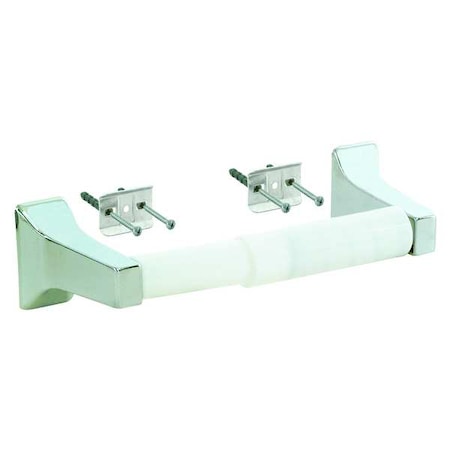 Toilet Paper Holder, Metal, Silver, 5-3/4