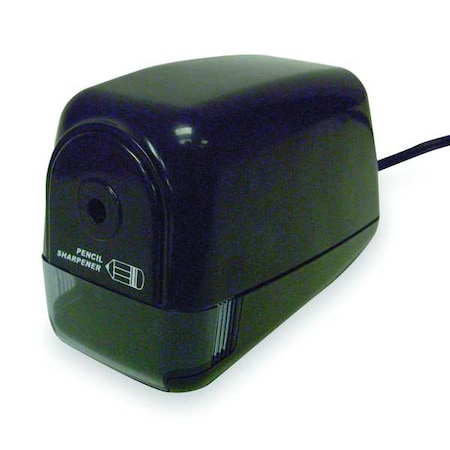 Pencil Sharpener, Black, Plastic, 3 1/4