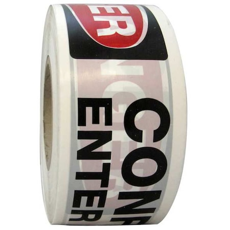 Confined Space Barrier, 3Inx1000Ft, 3mil MPN:02ZGR073010001