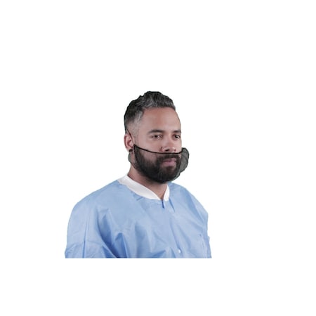 Beard Cover, Nylon, Black, 1000 PK MPN:112HPI BLACK