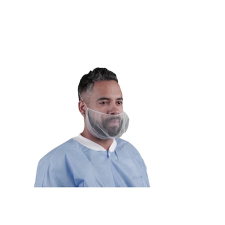 Beard Cover, Nylon, White, 1000 PK MPN:112HPI WHITE