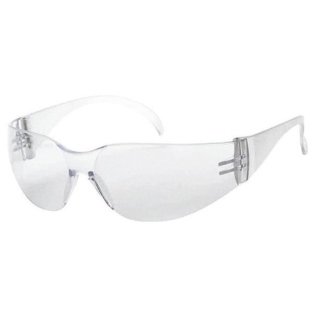 Comet, Safety Glasses, Anti-Fog, Clear Lens, Clear Frame, Frameless MPN:1715C/AF