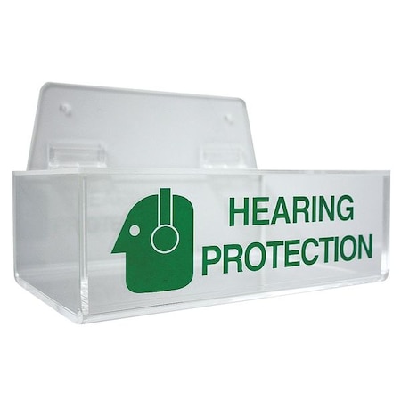 Reusable Ear Plugs with Dispenser, Table Top, Wall Mount, Capacity: 100 Pairs MPN:23Z422