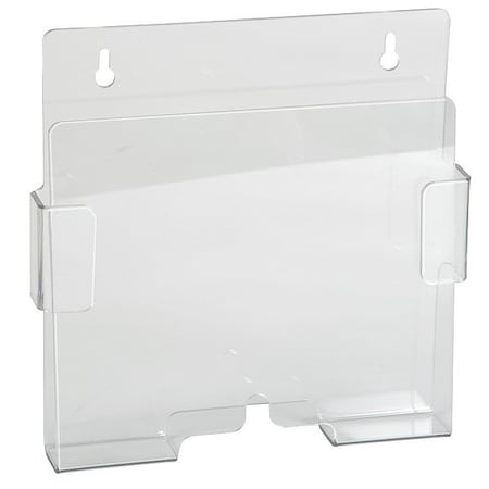 Glove Box Dispenser, Holds 2 Boxes, Clear, PETG Plastic MPN:3RZT3