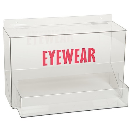 Safety Glasses Holder, Stack Tower, 25 Pairs, PETG, 12 1/2 in H x 18 in W x 10 1/2 in D, Clear MPN:3TCA6