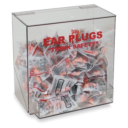 Reusable Ear Plugs with Dispenser, Table Top, Wall Mount, Capacity: 200 Pairs MPN:4GMT1
