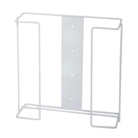 Glove Dispenser, Enamel Coated Steel Wire, Holds (2) Boxes, White, 10-1/2 in H x 11 in W x 4 in D MPN:6GKY1