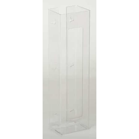 Glove Dispenser, PETG, Holds (2) Boxes, Clear, 20