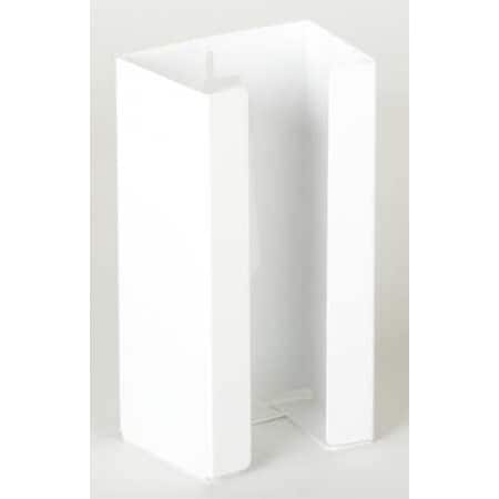 Glove Dispenser, Steel, Holds (1) Box, White, 5-1/2
