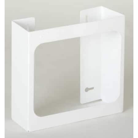 Glove Dispenser, Steel, Holds (2) Boxes, White, 10