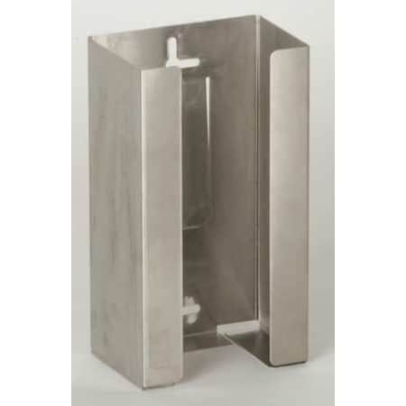Glove Dispenser, Stainless Steel, Holds (1) Box, Silver, 5-1/2