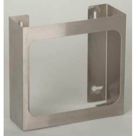 Glove Dispenser, Stainless Steel, Holds (2) Boxes, Silver, 10