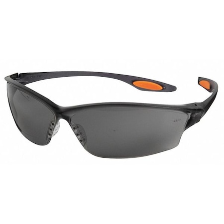 Law 2, Safety Glasses, Anti-Fog & Anti-Scratch, Gray Lens, Gray Frame, Full-Frame MPN:9G285