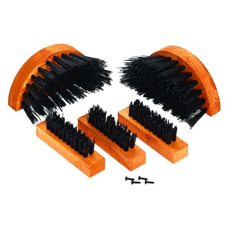 Replacement Brush Set, Black, Nylon MPN:SB-5U