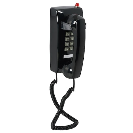 Standard Wall Phone, Black, Msg Indicator MPN:T-25 BLK w/MW