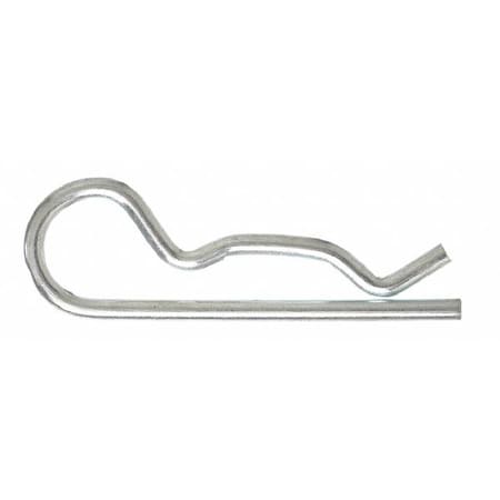 Bridge Cotter Pin, 9/64 in Dia, 4 in L, Steel, 10 PK MPN:2UJP5