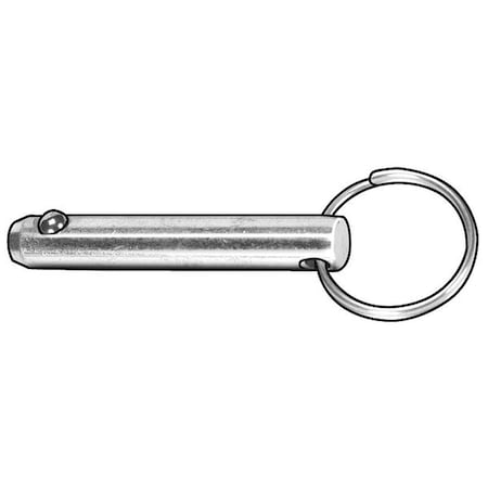 Ring Pin, 2-3/4 in Usable L, Steel, 10 PK MPN:30-10