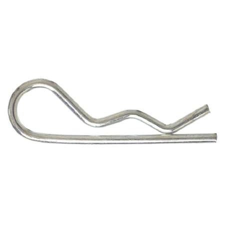 Bridge Cotter Pin, 1/8 in Dia, 2-9/16 in L, 316 Stainless Steel, 10 PK MPN:3DYT5