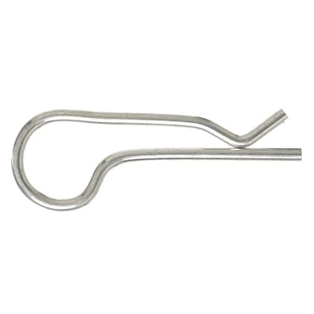 Bridge Cotter Pin, 5/32 in Dia, 3-7/16 in L, Carbon Steel, 10 PK MPN:3DYT7
