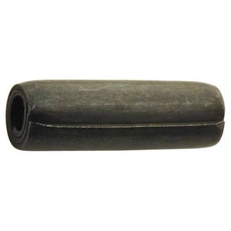Coiled Spring Pin, 1/4 in Outside Dia, 1-1/8 in L, Steel, 25 PK MPN:5EE58