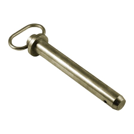 Detent Hitch Pin, 3 in Dia, 7-1/4 in Usable L, Steel, 1 PK MPN:HP-1000-6250R