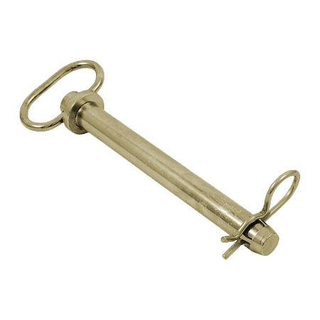 Detent Hitch Pin, 3 in Dia, 9 in Usable L, Steel, 1 PK MPN:HP-1000-7000R