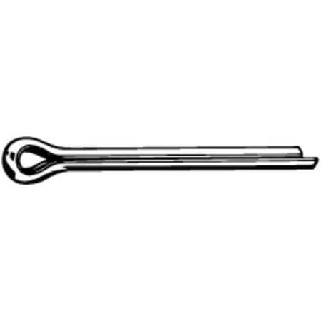 Extended Prong Cotter Pin, 3 mm Dia, 21 mm L, Steel, 100 PK MPN:M39350.020.0020
