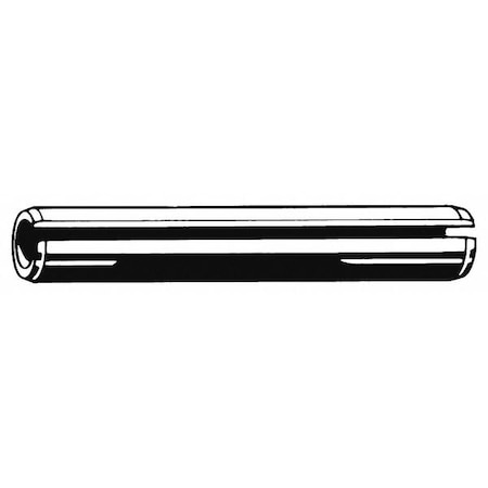 Slotted Spring Pin, 1.5 mm Outside Dia, 18 mm L, Stainless Steel, 25 PK MPN:M51428.015.0016
