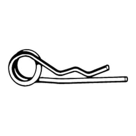 Hammerlock Cotter Pin, 3.6 mm Dia, 65 mm L, 316 Stainless Steel, 5 PK MPN:M55970.040.0001