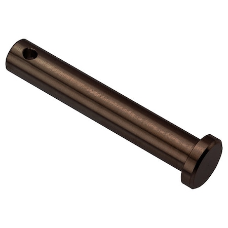 Precision Clevis Pin, 1/4 in Dia, Stainless Steel, 1 PK MPN:PIN3011424-BX